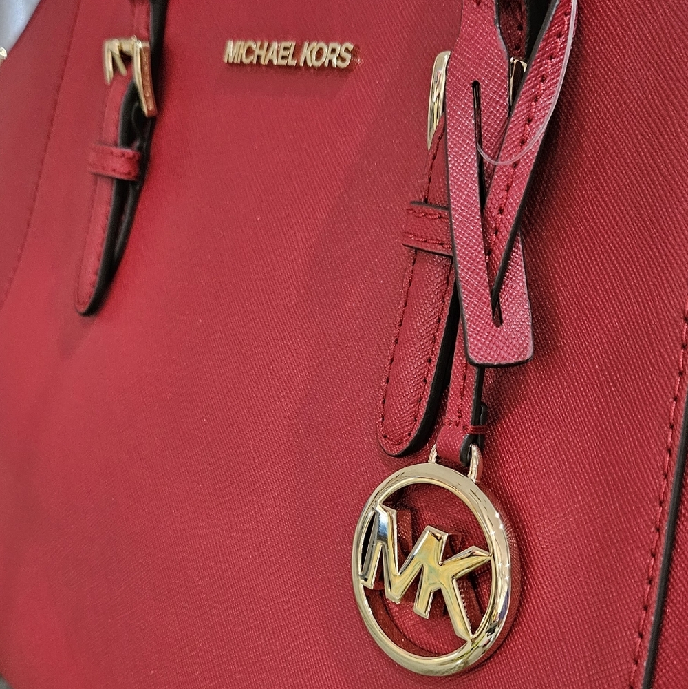 Michael Kors Red Handbag NWT - Picture 14 of 15